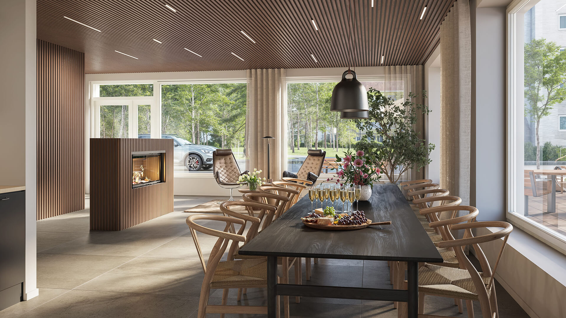 isokaari taloyhtio ja sijainti juhlatila