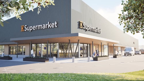 Varte rakentaa uuden K-Supermarketin Paraisille